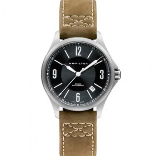 Hamilton Khaki Aviation Auto 38 mm Piel