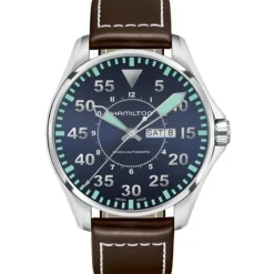 Hamilton Khaki Aviation Pilot Day-Date Auto Esfera Azul