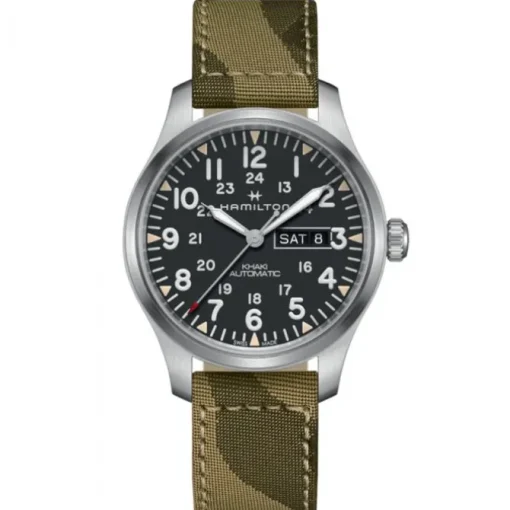 Hamilton Khaki Field Day-Date Auto Camuflaje