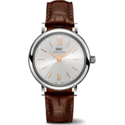 IWC Portofino acero índices dorados 34mm