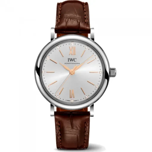 IWC Portofino acero índices dorados 34mm