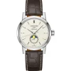Longines 1832 40mm acero y piel y fase lunar