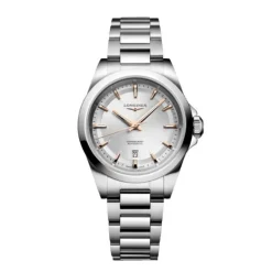 Longines Conquest esfera plata 30mm