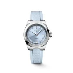 Longines Conquest esfera azul correa 34mm