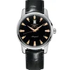Longines Conquest Heritage 40mm acero y piel