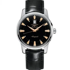 Longines Conquest Heritage 40mm acero y piel