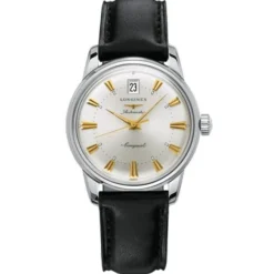 Longines Conquest Heritage 35mm en acero y piel