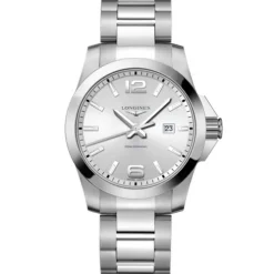 Longines Conquest 43mm esfera silver