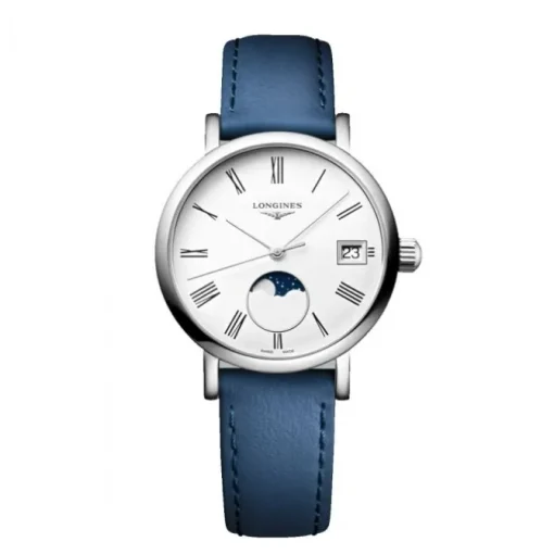 Longines Elegant Collection esfera blanca correa 30mm