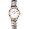 Longines Elegant 29mm en acero y oro rosa