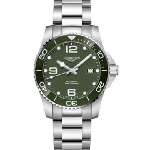 Longines Hydroconquest 41mm acero esfera verde