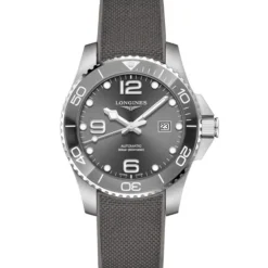 Longines Hydroconquest 43mm acero y caucho gris automático