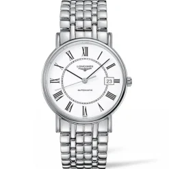 Longines Présence Acero 38,5 mm Automático Números Romanos