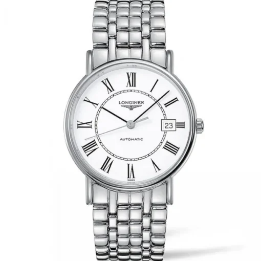 Longines Présence Acero 38,5 mm Automático Números Romanos
