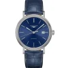 Longines Présence azul con correa de piel azul