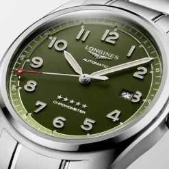 Longines Spirit esfera verde barazalete
