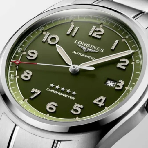 Longines Spirit esfera verde barazalete
