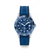Montblanc 1858 Iced Sea Automatic Date Caucho Esfera Azul