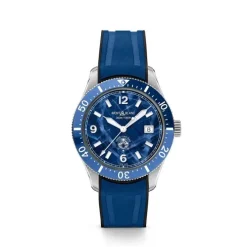 Montblanc 1858 Iced Sea Automatic Date Caucho Esfera Azul