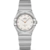 Omega Constellation Manhattan esfera plata 28mm