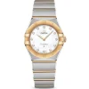 Omega Constellation Manhathan acero y oro 28mm