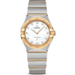 Omega Constellation Manhathan acero y oro 28mm