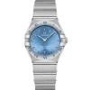 OMEGA Constellation 28mm Esfera Azul Cuarzo