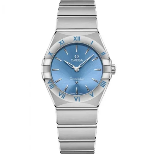 OMEGA Constellation 28mm Esfera Azul Cuarzo