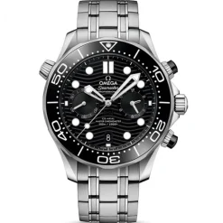 Omega Seamaster Diver Cronógrafo 44mm esfera negra