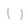 Pendientes de oro blanco con diamantes