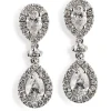Pendientes oro blanco con diamantes