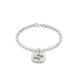 Pulsera de plata Gucci Interlocking G