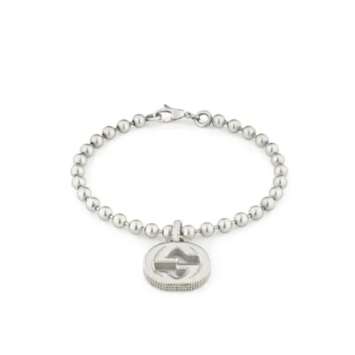 Pulsera de plata Gucci Interlocking G
