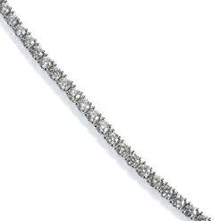 Pulsera Riviere oro blanco con brillantes en garra