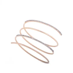 Pulsera-oro-rosa-muelle-4-vueltas-diamantes