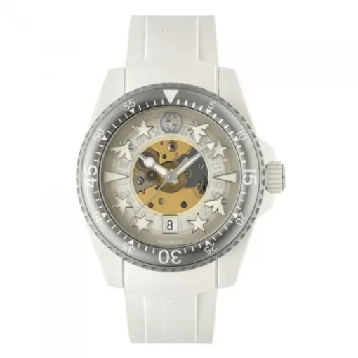 Reloj Gucci Dive 40mm blanco automático