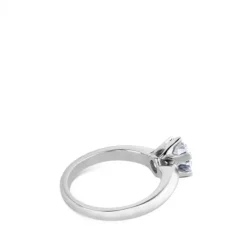 Solitario de oro blanco 1,5 quilates engastado en 6 garras