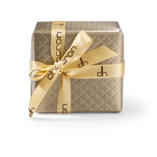 Sortija "Caramelo" de oro blanco con Topacio London talla oval y diamantes