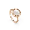 Sortija Damiani D.Side de oro rosa, nacar y diamante