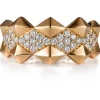 Sortija "Link" de oro rosa con diamantes