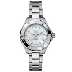 TAG Heuer Aquaracer Professional 200 Solargraph esfera blanca diamantes 34mm