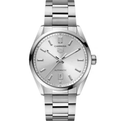TAG Heuer Carrera Calibre 5 Automático 39 mm Esfera Plata