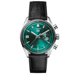 TAG Heuer Carrera Chronograph esfera verde correa 39mm