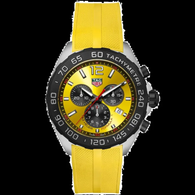 TAG Heuer F1 crono amarillo 43mm