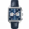 TAG Heuer Monaco Calibre Heuer02 esfera azul y piel
