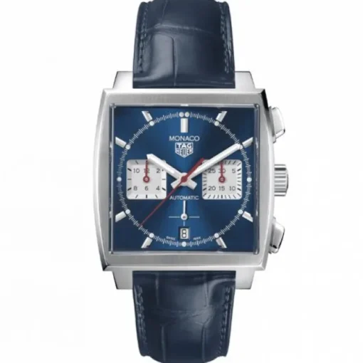 TAG Heuer Monaco Calibre Heuer02 esfera azul y piel