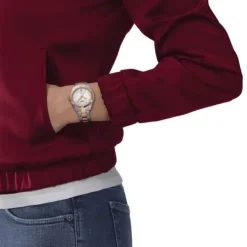 Tissot PR 100 Sport Chic Perla y Oro rosa 36mm