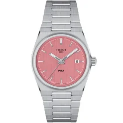Tissot PRX esfera rosa 35mm