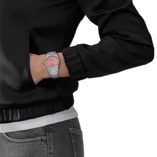 Tissot PRX esfera rosa 35mm