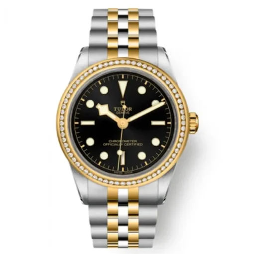 Tudor Black Bay 39mm S&G bisel diamantes